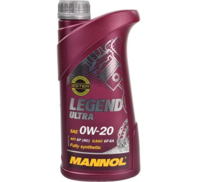 Mannol Моторна олива Mannol LEGEND ULTRA 1л 0W-20 (MN7918-1)