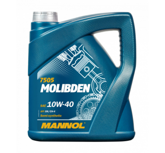 Mannol Моторна олива Mannol MOLIBDEN 4л 10W-40 (MN7505-4)