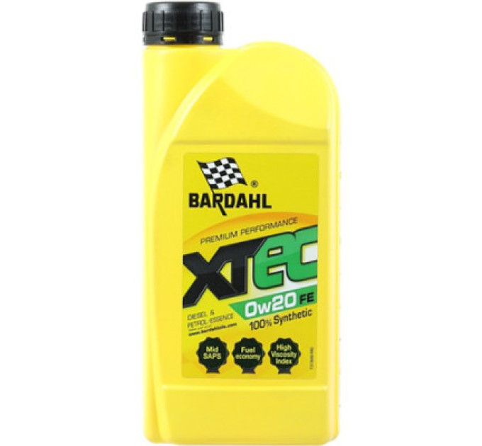 BARDAHL Моторна олива BARDAHL XTEC 0W20 FE 1л (36801)