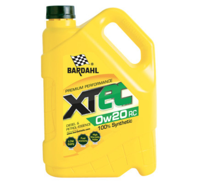 BARDAHL Моторна олива BARDAHL XTEC 0W20 RC 5л (33013)