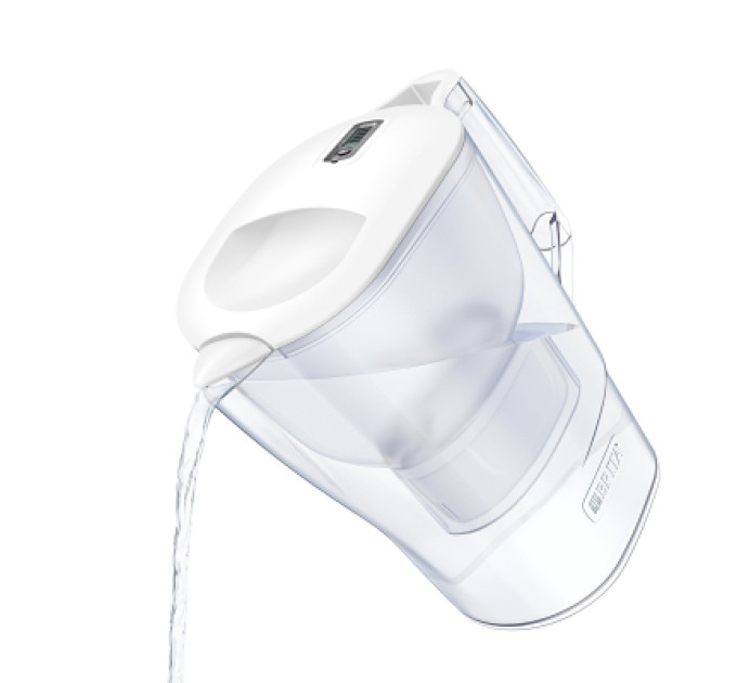 Brita Фільтр-глечик Brita Aluna Memo MXPro 2.4л (1.4л очищеної води) з фільтр-картриджем 3шт, білий (1053054)