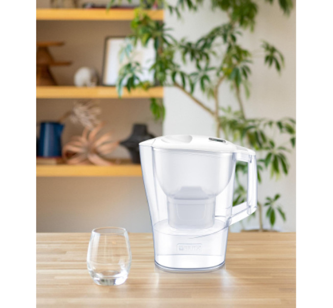 Brita Фільтр-глечик Brita Aluna Memo MXPro 2.4л (1.4л очищеної води) з фільтр-картриджем 3шт, білий (1053054)