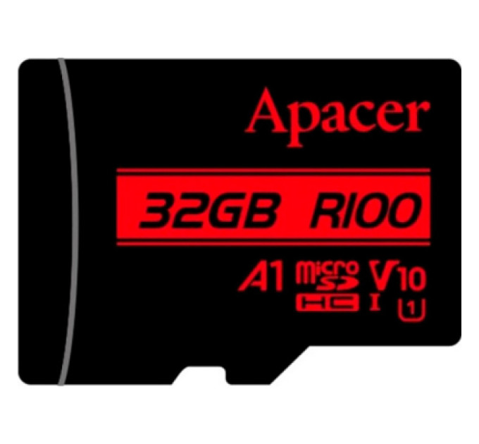 Apacer Карта пам'яті Apacer 32GB microSD class 10 UHS-I V10 A1 (AP32GMCSH10UB-RA)