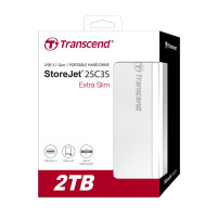 Зовнішній жорсткий диск 2.5" 2TB Transcend (TS2TSJ25C3S)