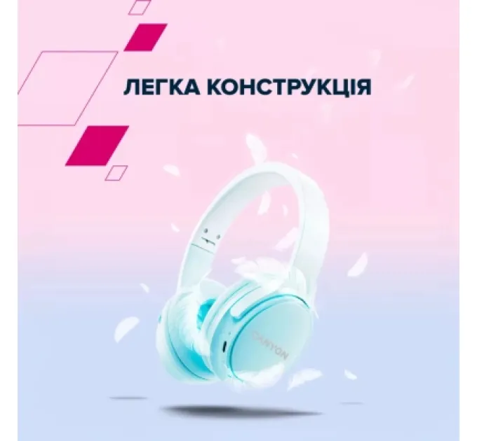 Canyon Навушники Canyon OnRiff 4 Bluetooth Pink (CNS-CBTHS4P)
