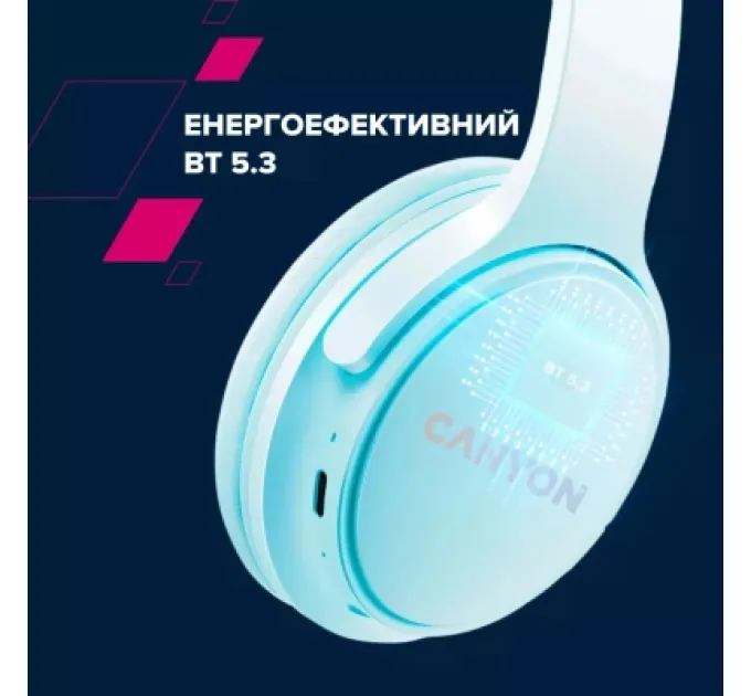 Canyon Навушники Canyon OnRiff 4 Bluetooth Pink (CNS-CBTHS4P)