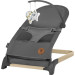 Lionelo Крісло-гойдалка Lionelo шезлонг June air grey graphite (LO-JUNE AIR GREY GRAPHITE)