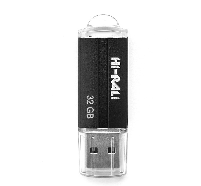 Hi-Rali Флеш-накопичувач USB 32GB Hi-Rali Corsair Series Black (HI-32GBCORBK)