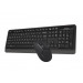 A4Tech Комплект (клавіатура, миша) бездротовий A4Tech FG1012 Black