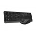 A4Tech Комплект (клавіатура, миша) бездротовий A4Tech FG1012 Black