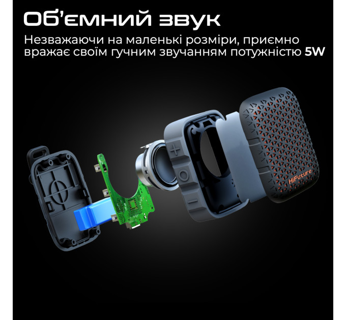 HIFuture Акустична система HiFuture Pocket-S 5W Black (pocket-s.black)