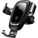 Baseus Універсальний автотримач Baseus Metal Gravity with technology Qi 10W (WXYL-B0A)