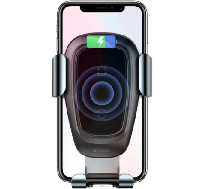 Baseus Універсальний автотримач Baseus Metal Gravity with technology Qi 10W (WXYL-B0A)