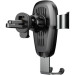 Baseus Універсальний автотримач Baseus Metal Gravity with technology Qi 10W (WXYL-B0A)