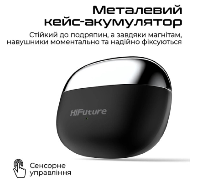 HIFuture Навушники HiFuture FlexClip Black (flexclip.black)