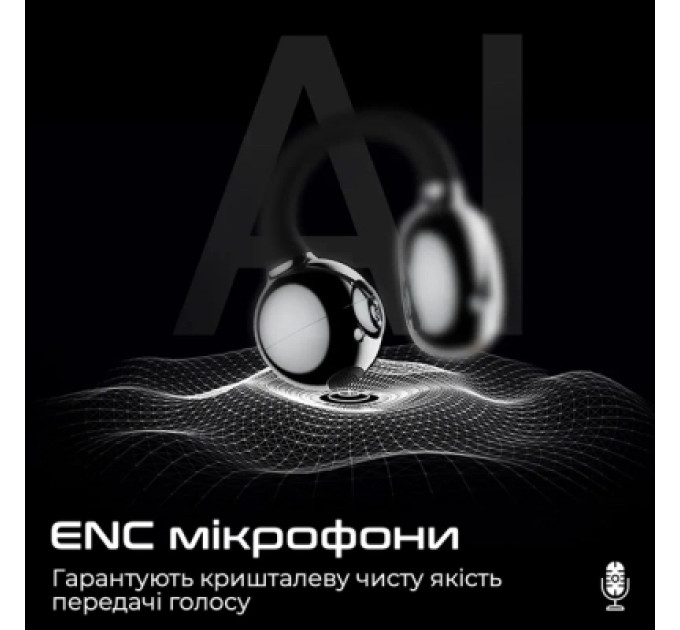 HIFuture Навушники HiFuture FlexClip Black (flexclip.black)