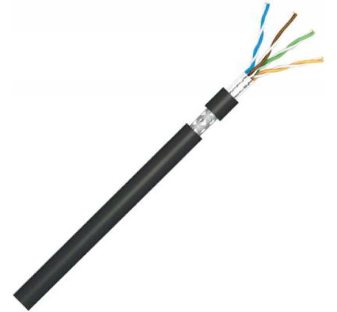 OK-Net Кабель мережевий OK-Net SFTP cat.5e, 305м зовнішній (SF/UTP-cat.5E) (КППЭО-ВП (100) 4*2*0,51)