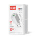 ColorWay Мережевий зарядний пристрій ColorWay GaN Mini 30W PD Port PPS USB (Type-C PD + USB QC4.0) White (CW-CHS053PDC-WT) + кабель USB Type-C