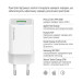 ColorWay Мережевий зарядний пристрій ColorWay GaN Mini 30W PD Port PPS USB (Type-C PD + USB QC4.0) White (CW-CHS053PDC-WT) + кабель USB Type-C