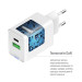 ColorWay Мережевий зарядний пристрій ColorWay GaN Mini 30W PD Port PPS USB (Type-C PD + USB QC4.0) White (CW-CHS053PDC-WT) + кабель USB Type-C