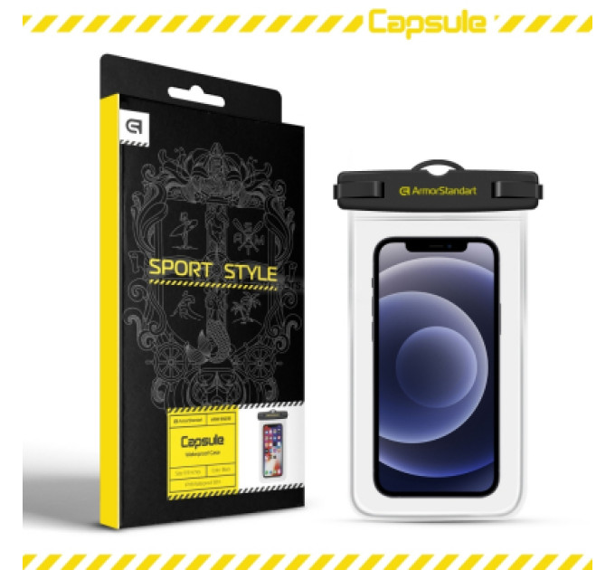Armorstandart Чохол до мобільного телефона Armorstandart Capsule Waterproof Case Black (ARM59233)