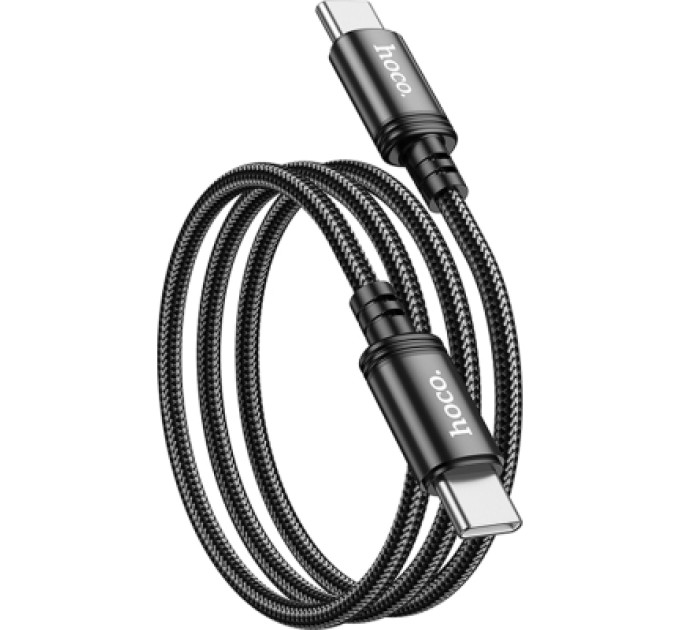 HOCO Дата кабель USB-C to USB-C 1.0m Wind 60W X89 black HOCO (6931474784384)