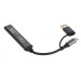 Maxxter Концентратор USB Type-C/USB Maxxter 1xUSB-A 3.0, 2xUSB-A 2.0, 1xUSB-C Gray (HU3C-4P1CN-01)