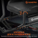 GamePro Крісло ігрове GamePro RS100 із кріпленням для керма, педалей та коробки передач Black (RS100)