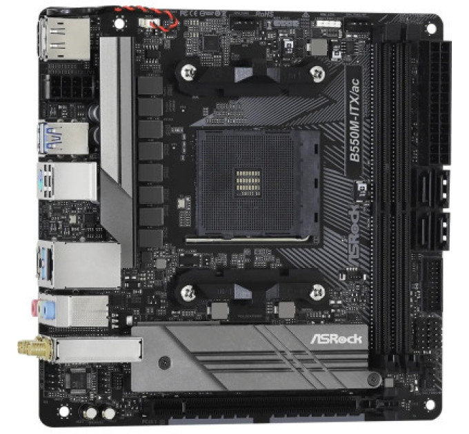 ASRock Материнська плата ASRock B550M-ITX/ac