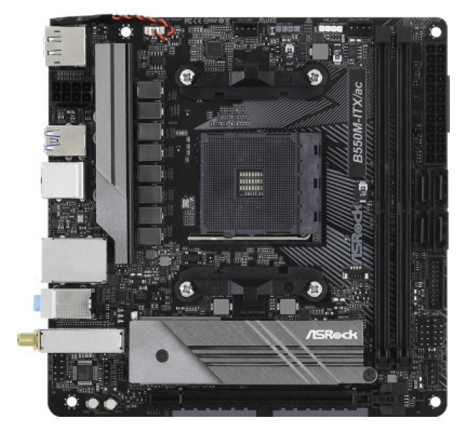 ASRock Материнська плата ASRock B550M-ITX/ac