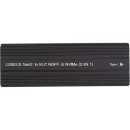 PowerPlant Кишеня зовнішня PowerPlant SSD Premium M.2 PCIe NGFF/NVMe USB3.2 (HC380510)
