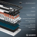 GamePro Клавіатура бездротова GamePro Asgard Valhalla MK160B Pro Black