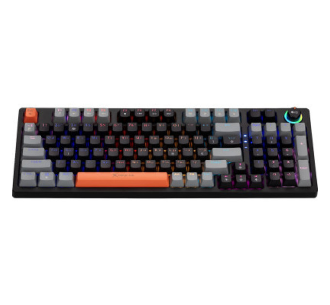 Xtrike ME Клавіатура Xtrike ME GK-987 RGB Mechanical USB UA Black/Grey (GK-987GGRUA)