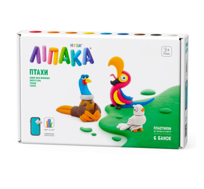 Lipaka Набір для творчості Lipaka Птахи Папуга ара, фазан, голуб (60025-UA01)