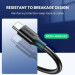 Ugreen Дата кабель USB 3.0 AM to Type-C 1.0m US184 Black Ugreen (20882)
