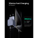 Ugreen Зарядний пристрій Ugreen USB-C PD30W GaN X703 gray (35006)
