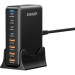 Essager Зарядний пристрій Essager 4xUSB-C + 4xUSB 320W GaN (EZC320W-QJB0G-Z)