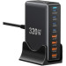 Essager Зарядний пристрій Essager 4xUSB-C + 4xUSB 320W GaN (EZC320W-QJB0G-Z)