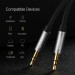 Ugreen Кабель мультимедійний 3.5mm M to 3.5mm M 3.0m AV119 black Ugreen (10736)