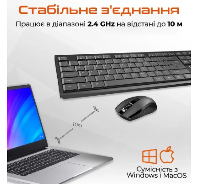 Meetion Комплект Meetion C4120 Little Wireless UA Black (MT-C4120LITTLE-A-RUA)