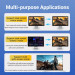 Vention Кабель мультимедійний Cotton Braided DP Male to Male Cable 2M Black VENTION (HCCBH)