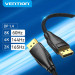 Vention Кабель мультимедійний Cotton Braided DP Male to Male Cable 2M Black VENTION (HCCBH)