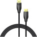 Vention Кабель мультимедійний Cotton Braided DP Male to Male Cable 2M Black VENTION (HCCBH)