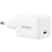 Ugreen Зарядний пристрій UGREEN USB-C PD20W GaN X512 white (55554)