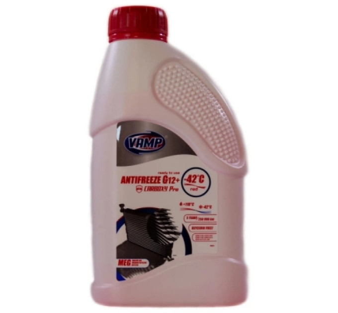 ВАМП Антифриз ВАМП G12+ Carboxy Pro червоний 1л (11267)