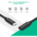 Ugreen Дата кабель USB-C to USB-C 1.0m USB 3.1Gen2 100W US353 Black Ugreen (10387)