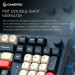 GamePro Клавіатура бездротова GamePro Asgard Drakkar Keychron Super Red Switch Blue (MK305BL)
