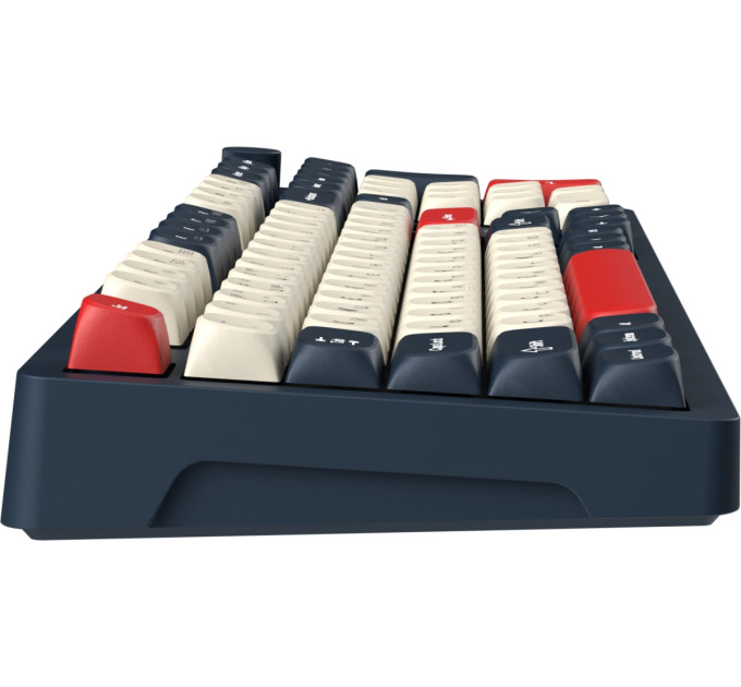 GamePro Клавіатура бездротова GamePro Asgard Drakkar Keychron Super Red Switch Blue (MK305BL)