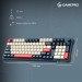 GamePro Клавіатура бездротова GamePro Asgard Drakkar Keychron Super Red Switch Blue (MK305BL)