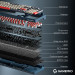 GamePro Клавіатура бездротова GamePro Asgard Drakkar Keychron Super Red Switch Blue (MK305BL)